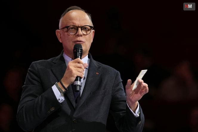 Edouard Philippe, lors d’un discours au Cirque d’hiver, à Paris, le 10 février 2026.