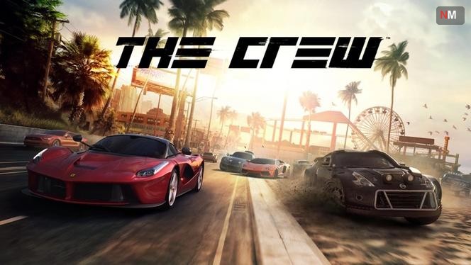 Visuel promotionnel du jeu vidéo de course automobile « The Crew », publié en 2014 par Ubisoft.